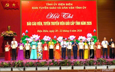 Đồng chí Phạm Thị Thu Uyên đạt giải Ba Hội thi Báo cáo viên, tuyên truyền viên giỏi cấp tỉnh năm 2026