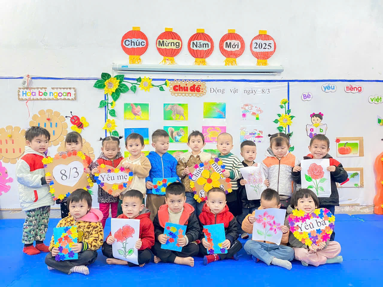 TRƯỜNG MẦM NON VÕ NGUYÊN GIÁP XÃ MƯỜNG PHĂNG TỔ CHỨC MỘT SỐ HOẠT ĐỘNG TRẢI NGHIỆM CHÀO MỪNG NGÀY QUỐC TẾ PHỤ NỮ 8-3