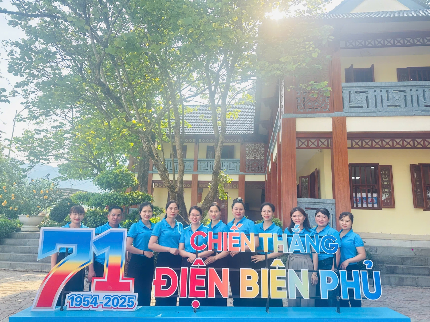 TRƯỜNG MẦM NON VÕ NGUYÊN GIÁP XÃ MƯỜNG PHĂNG TỔ CHỨC MỘT SỐ HOẠT ĐỘNG CHÀO MỪNG 71 NĂM CHIẾN THẮNG ĐIỆN BIÊN PHỦ ( 7/5/1954 – 7/5/2025 )